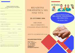 Corso Gavazzi 20/10/16 - Collegio IPASVI di Pistoia
