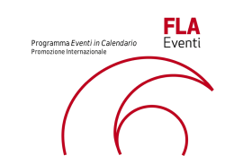 Programma Eventi in Calendario