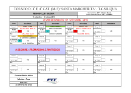 torneo di 3^ e 4^ cat.