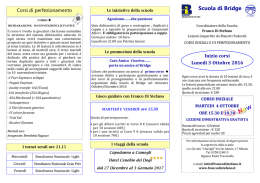 Programma 2016 3° trimestre