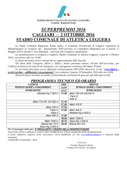 02-10-2016: Cagliari Superpremio 2016