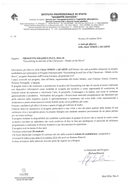 per allievi Erasmus plus