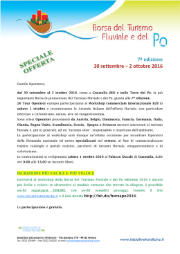 Lettera Promozionale