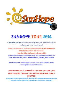 SUNHOPE TOUR 2016