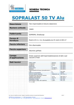 SOPRALAST 50 TV Alu