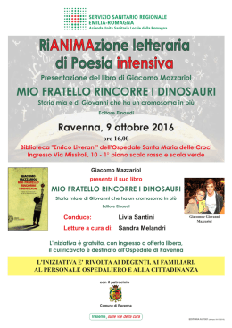 Programma evento 9 ottobre 2016 - AUSL Romagna