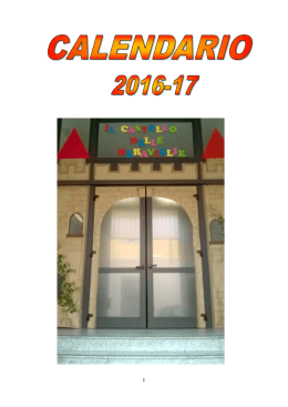 settembre 2016 1 - Scuola dell`Infanzia Paritaria SS. MARTIRI