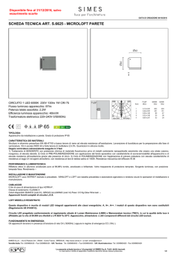 scheda tecnica art. s.6625 - microloft parete