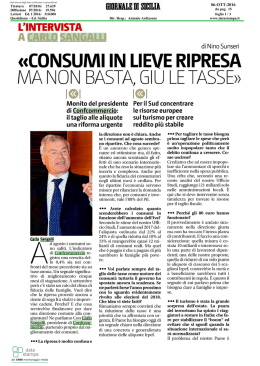 06-OTT-2016 - Confcommercio