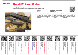 Benelli M1 Super 90 slug