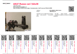 AK47 Russo cal.7,62x39