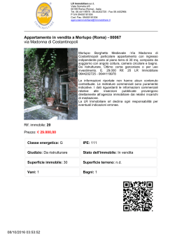 Appartamento in vendita a Morlupo (Roma
