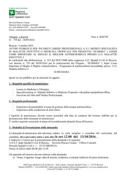 Lettura del Bando - formato pdf - Azienda Ospedaliera Spedali Civili