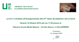 Leggi e scarica l`invito all`inaugurazione