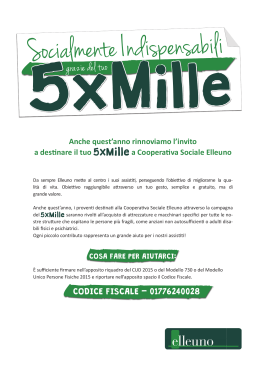 5 X Mille Elleuno C.F. 01776240028