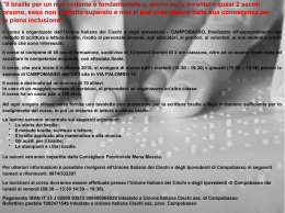 Locandina corso braille - Istituto Comprensivo Petrone Campobasso