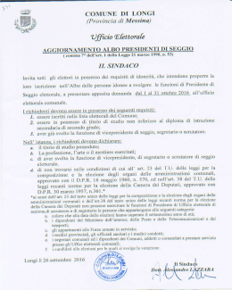 Leggi Avviso - Comune Di Longi