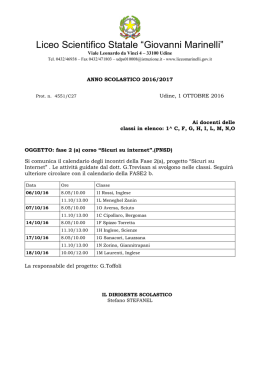 Liceo Scientifico Statale &ldquo;Giovanni Marinelli&rdquo;
