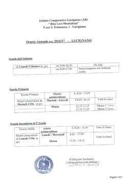 clicca qui - Istituto Comprensivo Lucignano