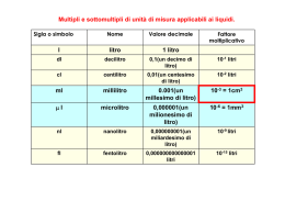 Tabelle unità di misura File - E