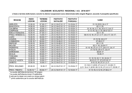Calendari regionali AS 16_17 - IC "Borsellino"