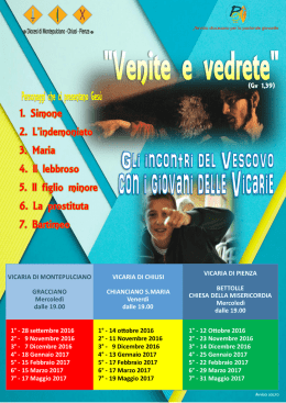 cliccando qui - Diocesi di Montepulciano-Chiusi