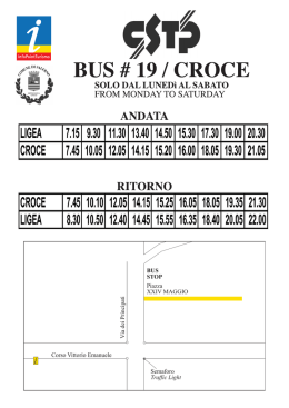 Piazza XXIV MAGGIO BUS STOP Corso Vittorio Emanuele