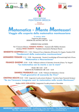 Matematica-Mente Montessori - Brescia, 15