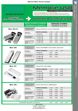 Penne USB - GIERRE Promozioni