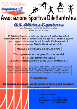 VolDef16 - Atletica Capoterra