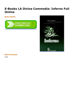 E-Books LA Divina Commedia: Inferno Full Online