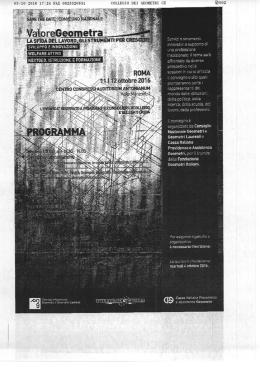 1)Manifesto. - Collegio dei Geometri di Caserta