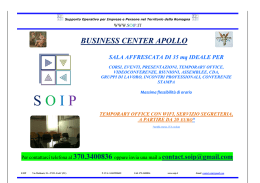 Promo Business Center - SOIP Supporto operativo per Imprese e