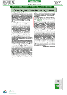 foglio 1 Dir. Resp.: Pierluigi Magnaschi www.datastampa.it tori Ed. II