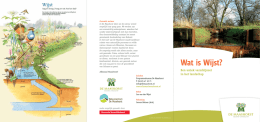 wijstfolder - Natuurcentrum De Maashorst