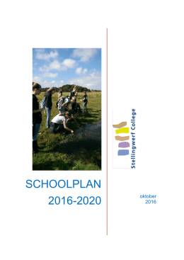 Schoolplan - Stellingwerf College