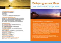 Deltaprogramma Maas - Provincie Noord