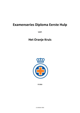 Examenseries Diploma Eerste Hulp