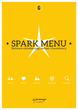spark menu