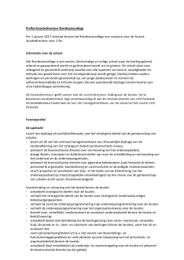 Profiel - Limburg zoekt docenten
