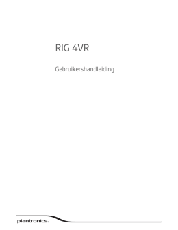 RIG 4VR - Plantronics
