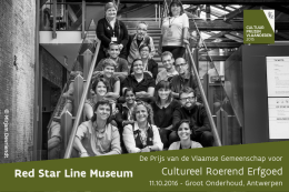 Red Star Line Museum - Cultuur, Jeugd, Sport en Media