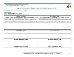 Lijst vergunde bewakingsondernemingen