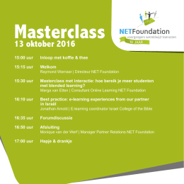 Masterclass - NET Foundation