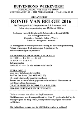 ronde van belgie 2016