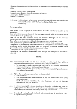 Politiereglement op het verkeer langs de Weg naar