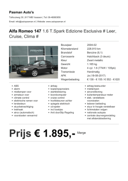 Prijs &euro; 1.895,