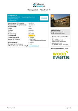 Woningdetails - Frisostraat 40