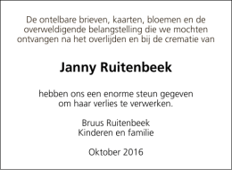 Janny Ruitenbeek