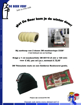 lees meer... - De Beer Verf